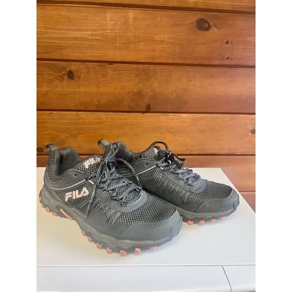 FILA 5jm00120-082 Women's Gray Memory Uncharted 2 Trail / Running Shoes Sz 8.5